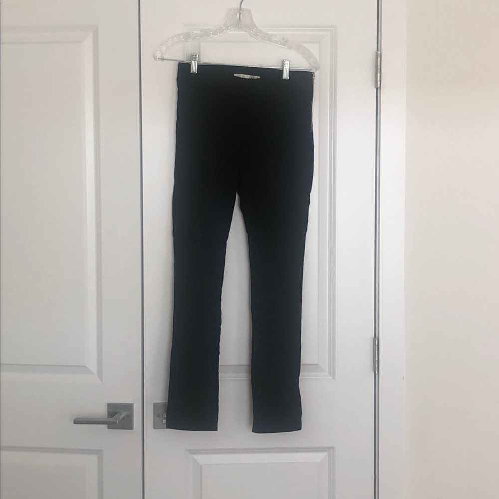 Black skinny dress pants